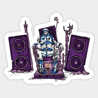 moon bass Sticker